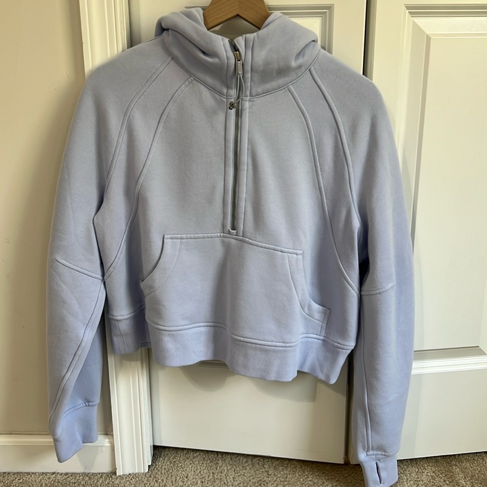 Scuba Oversized Half Zip Hoodie